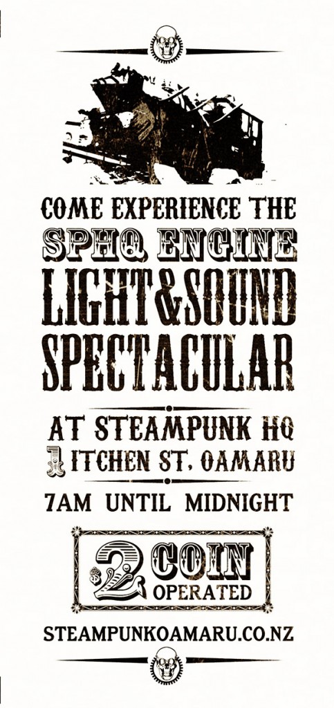 Steampunk flyer