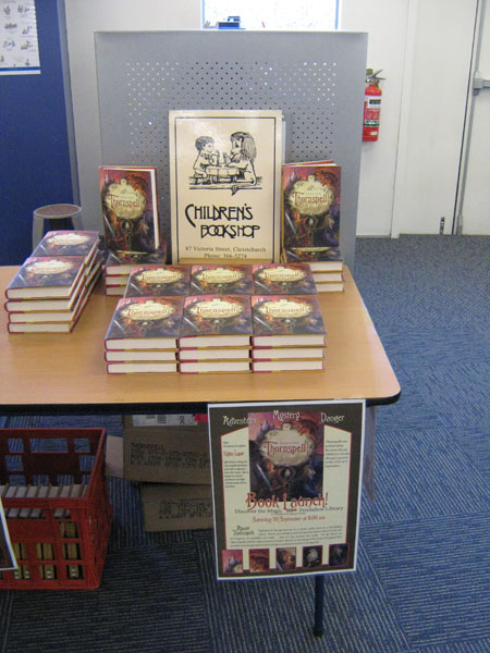 book-table-for-the-thornspell-launch
